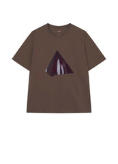 T-Shirt / JNBY Loose Fit Pyramid Print Short Sleeve T-Shirt