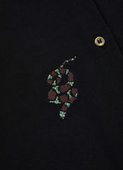 Cardigans / JNBY Classic Jacquard Long Sleeve Cropped Cardigan