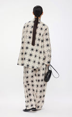 Pants / JNBY Loose Fit Full Print Linen Pants