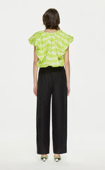 Shirt / JNBY Full Print Linen Sleeveless Top (100% Linen)