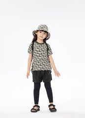 T-Shirt / jnby by JNBY Full Print Layered Back Short Sleeve T-Shirt