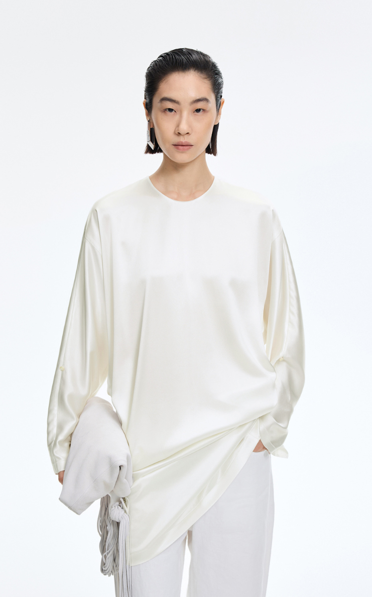 Dress / JNBY Acetate Blend Oversized T-Dress