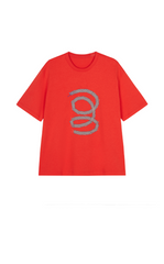 T-shirt / JNBY Cotton-Hemp Relaxed Fit Snake Graphic T-Shirt