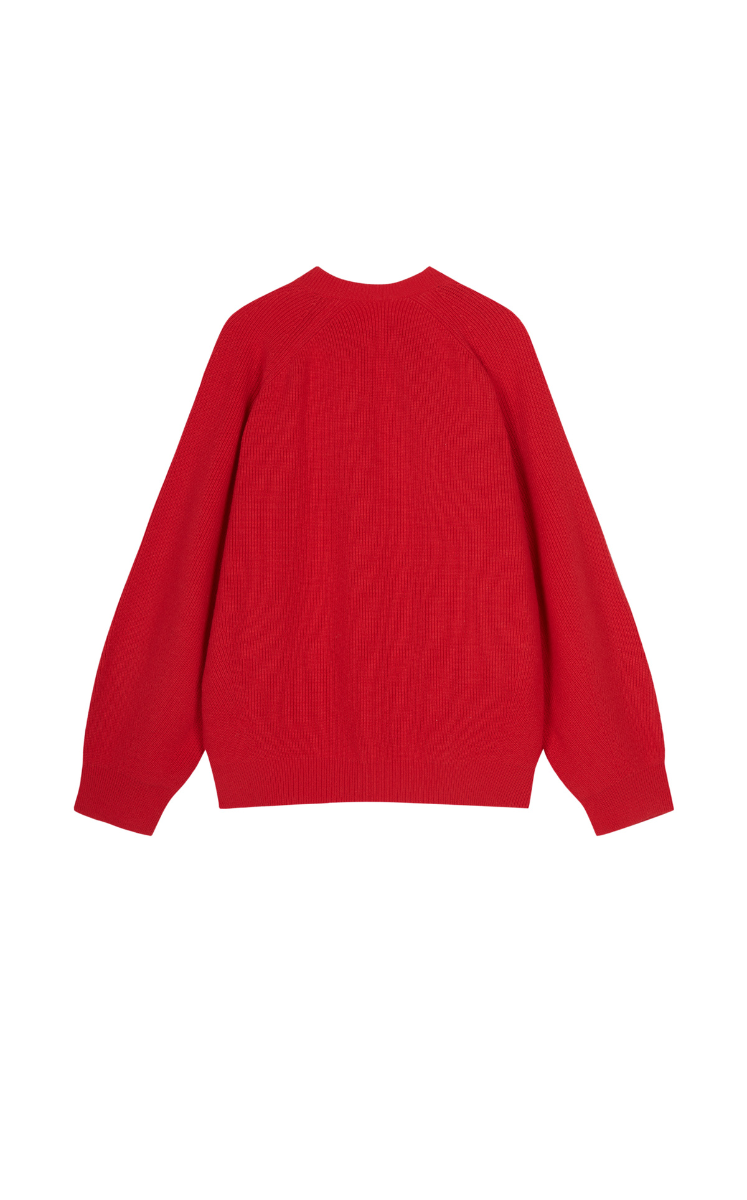 Sweater / JNBY Raglan-Sleeve Cardigan with Chinese Button Closure