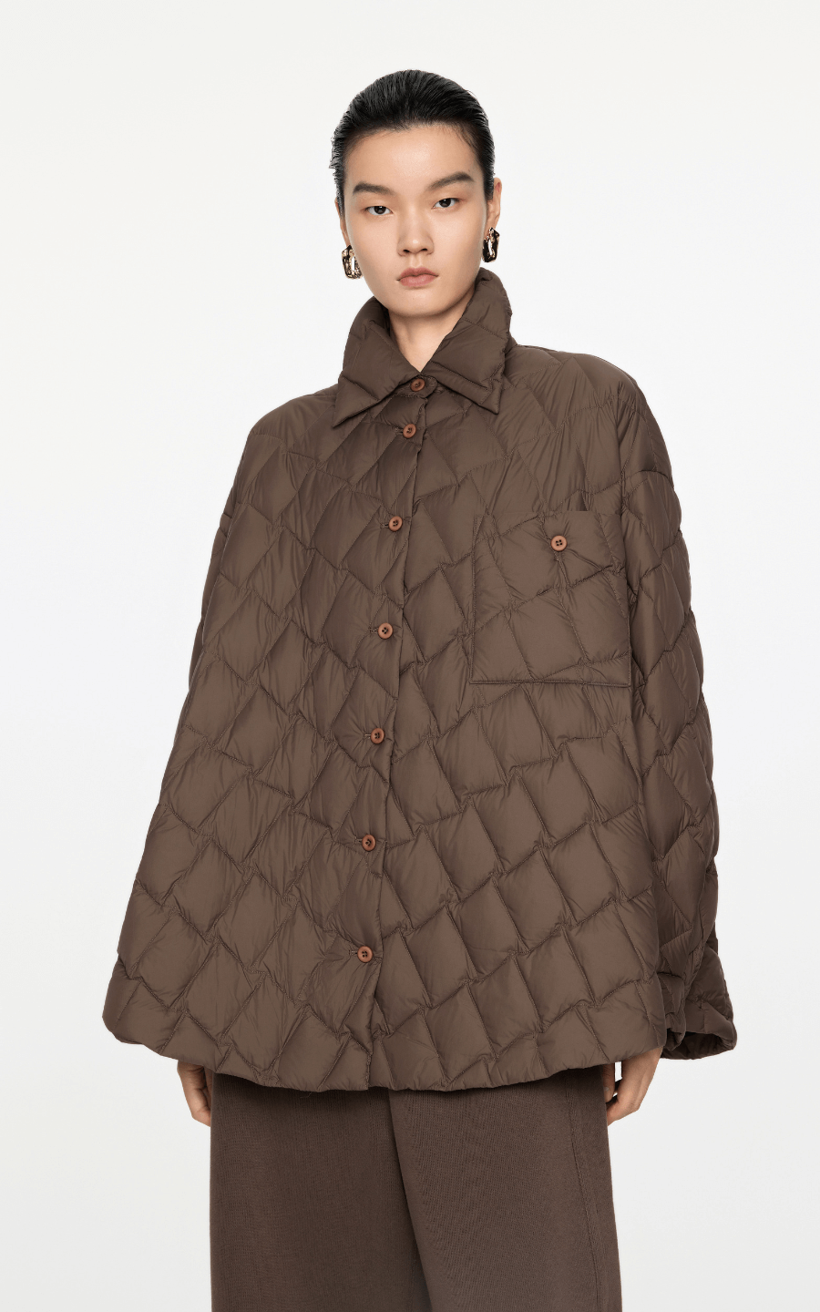 Coat / JNBY Oversize A-Type Light Down Jacket