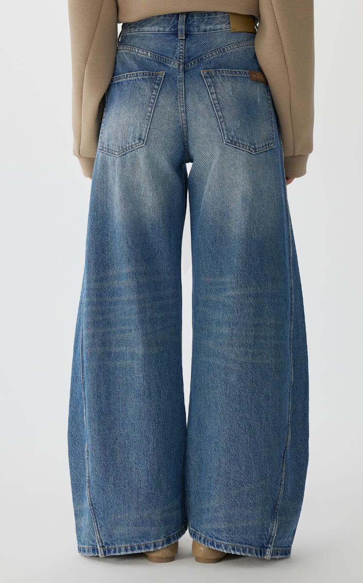 Pants / JNBY Raw Hem Banana Jeans