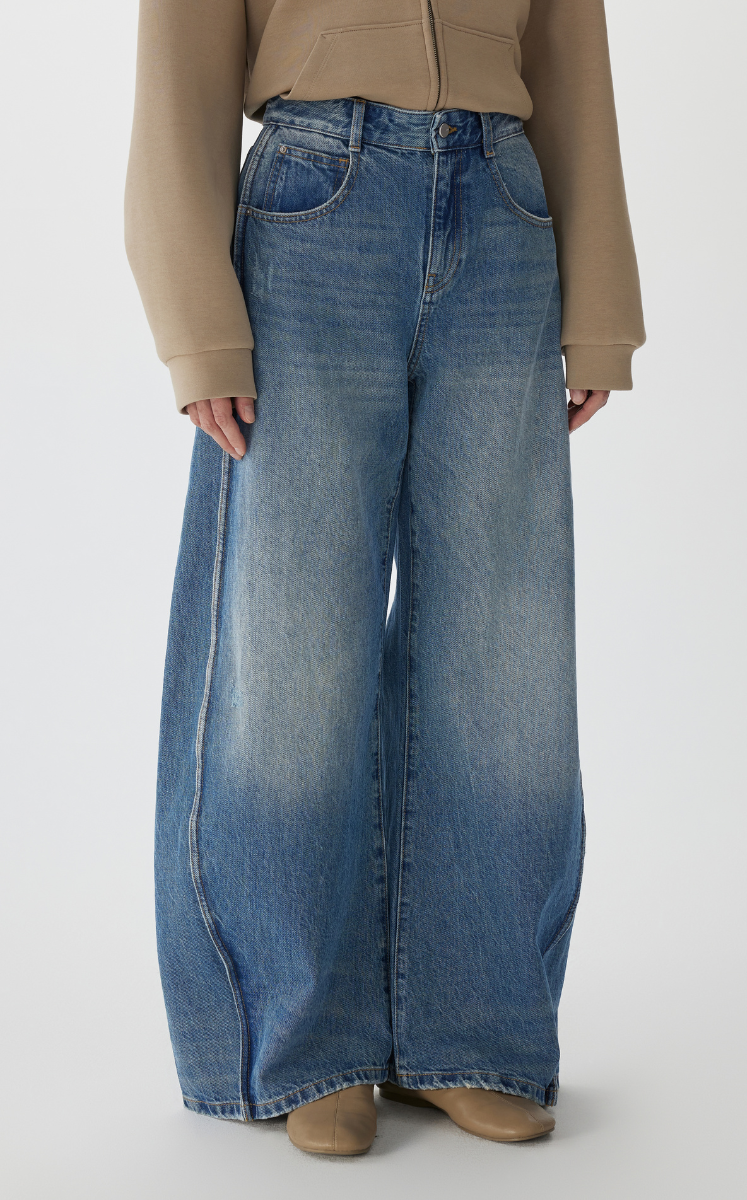 Pants / JNBY Raw Hem Banana Jeans