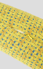 Neck Pillow / JNBYHOME Cotton-Poly Plaid Jacquard Neck Pillow