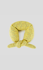 Neck Pillow / JNBYHOME Cotton-Poly Plaid Jacquard Neck Pillow