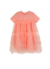 Dresses / jnby by JNBY Crewneck Patchwork Short Sleeve Dress