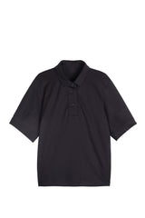 T-Shirt / jnby by JNBY Loose Fit Solid Short Sleeve Polo Shirt