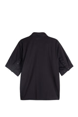 T-Shirt / jnby by JNBY Loose Fit Solid Short Sleeve Polo Shirt