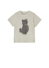 T-Shirt / jnby by JNBY Front Print Short Sleeve T-Shirt