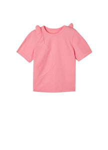 T-Shirt / jnby by JNBY Bear-Ear Shoulder Short Sleeve T-Shirt