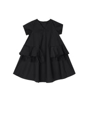 Dresses / jnby by JNBY Solid V-Neck Short Sleeve Dress