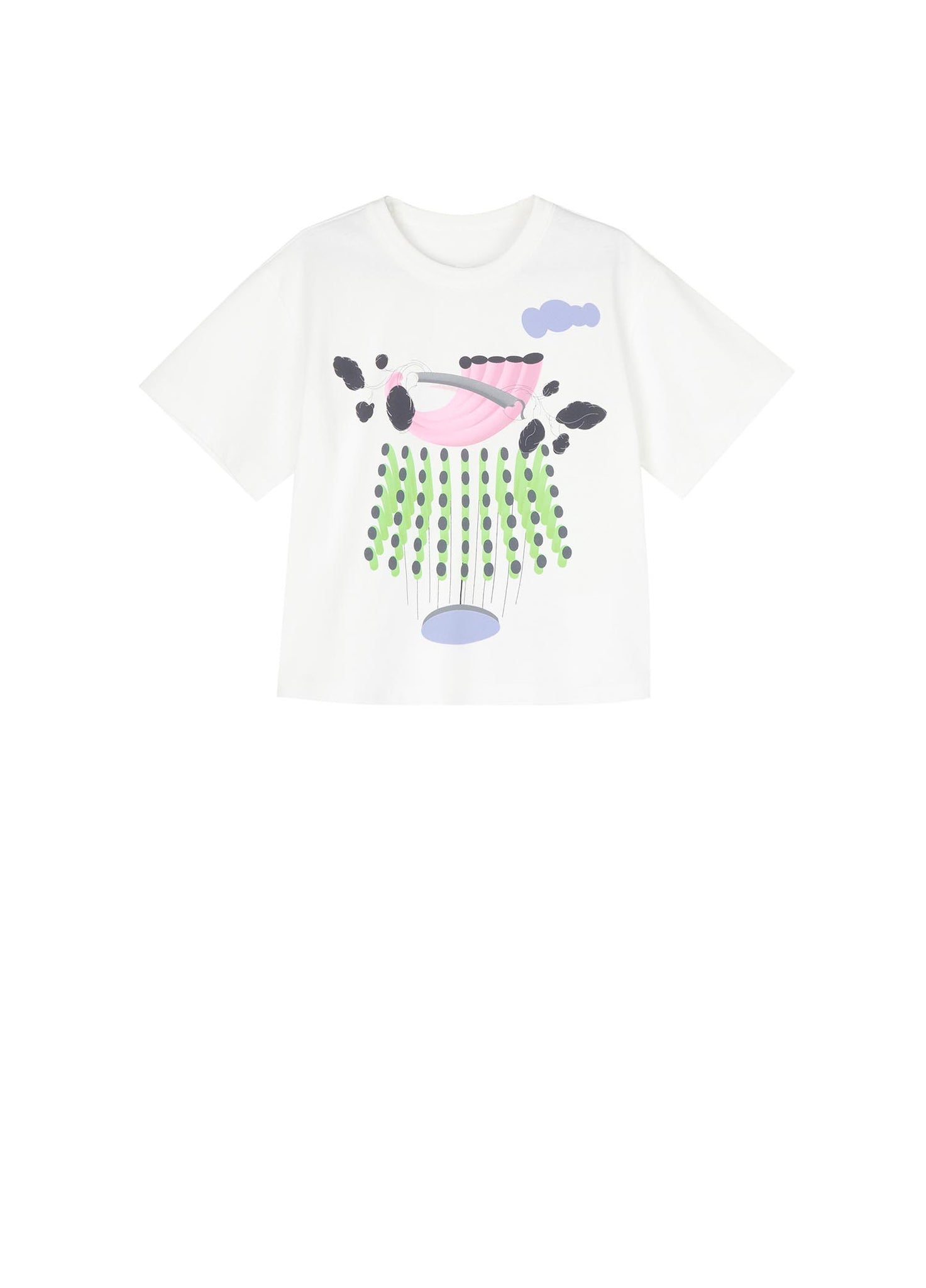 T-Shirt / jnby by JNBY Loose Fit Print Short Sleeve T-Shirt