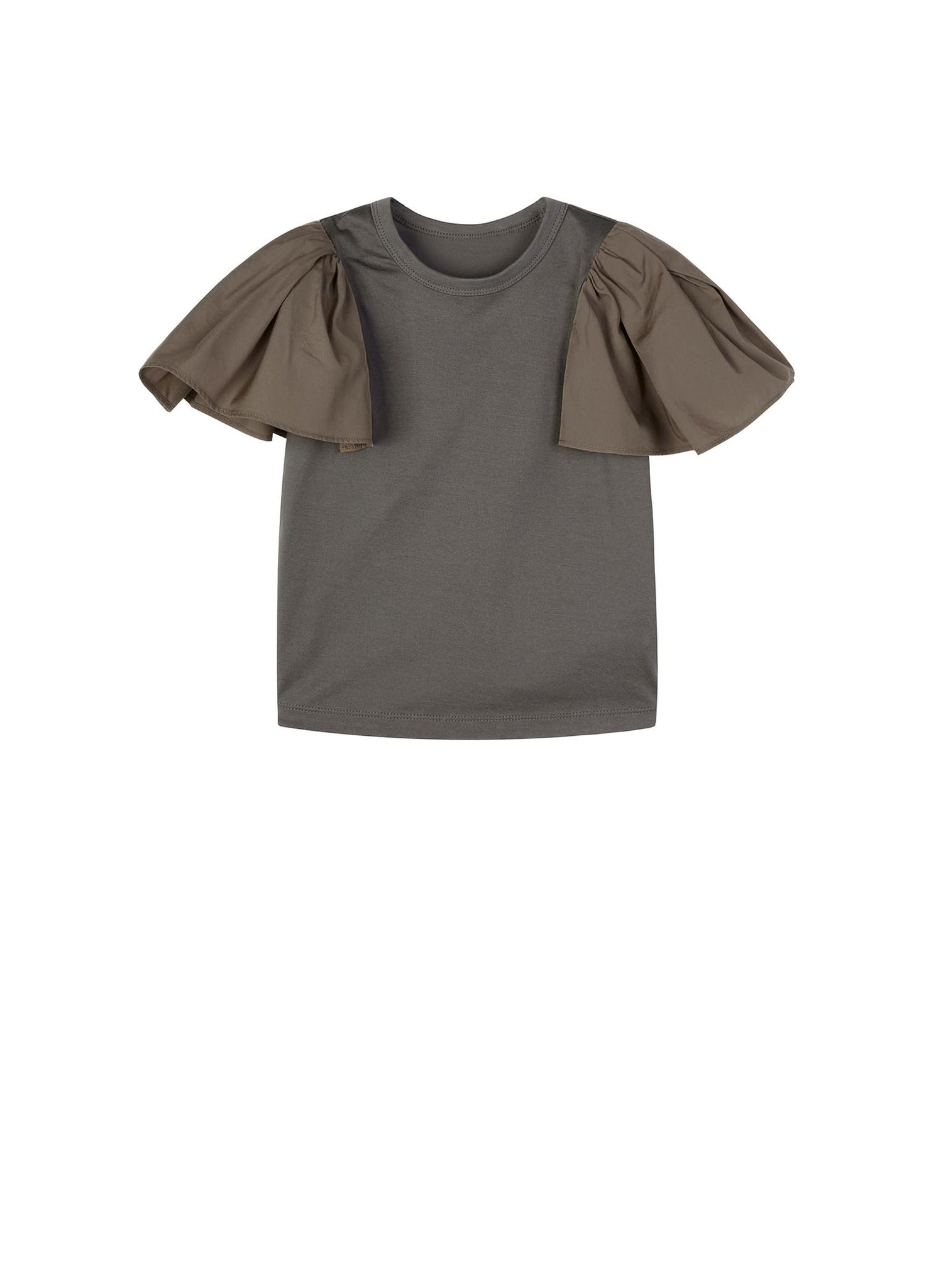 T-Shirt / jnby by JNBY Ruffled Shoulder Short Sleeve T-Shirt