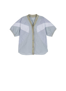 Shirt / jnby by JNBY Loose Fit Patchwork Short Sleeve Shirt