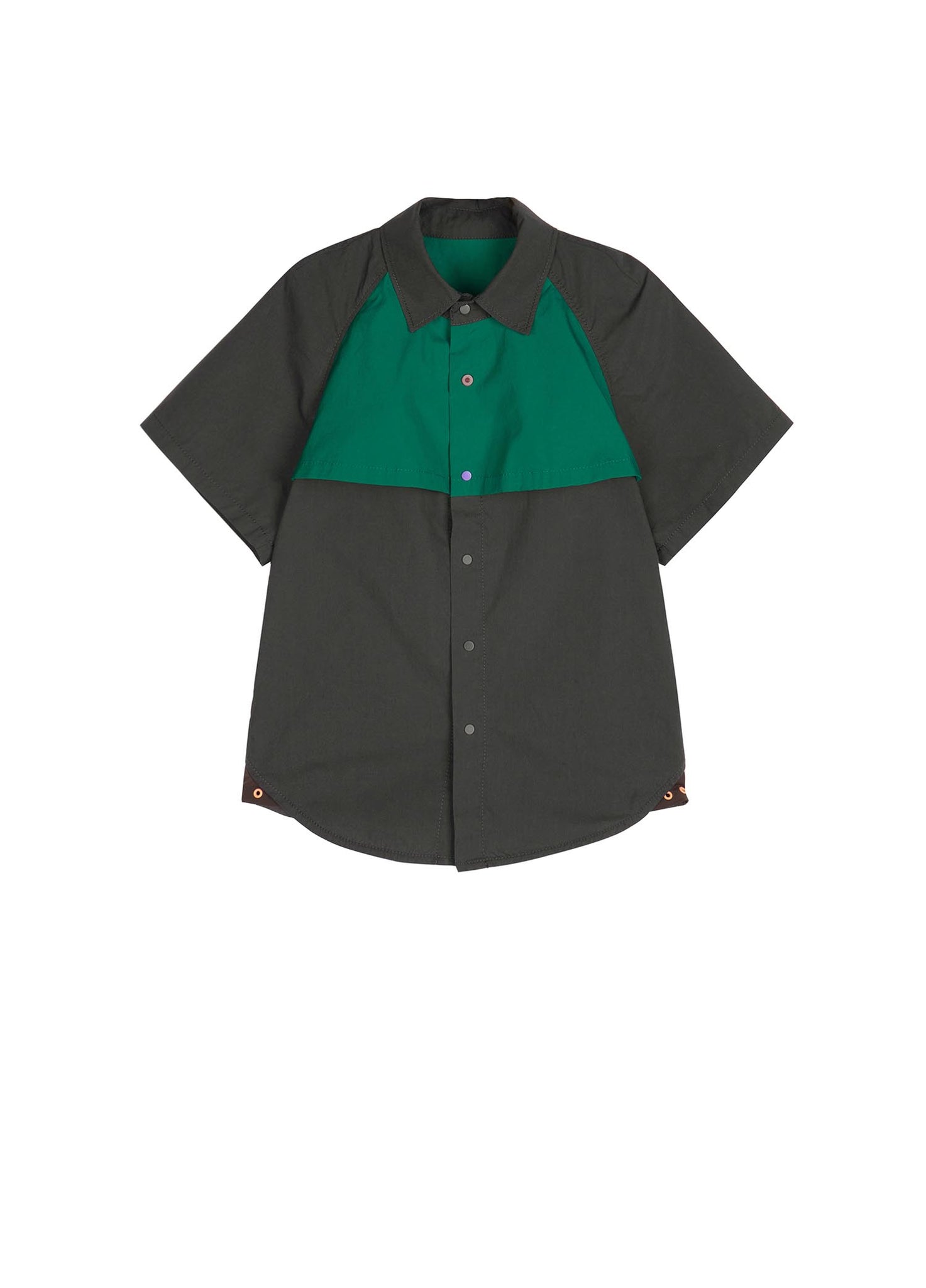 Shirt / jnby by JNBY Color Contrast Short Sleeve Shirt
