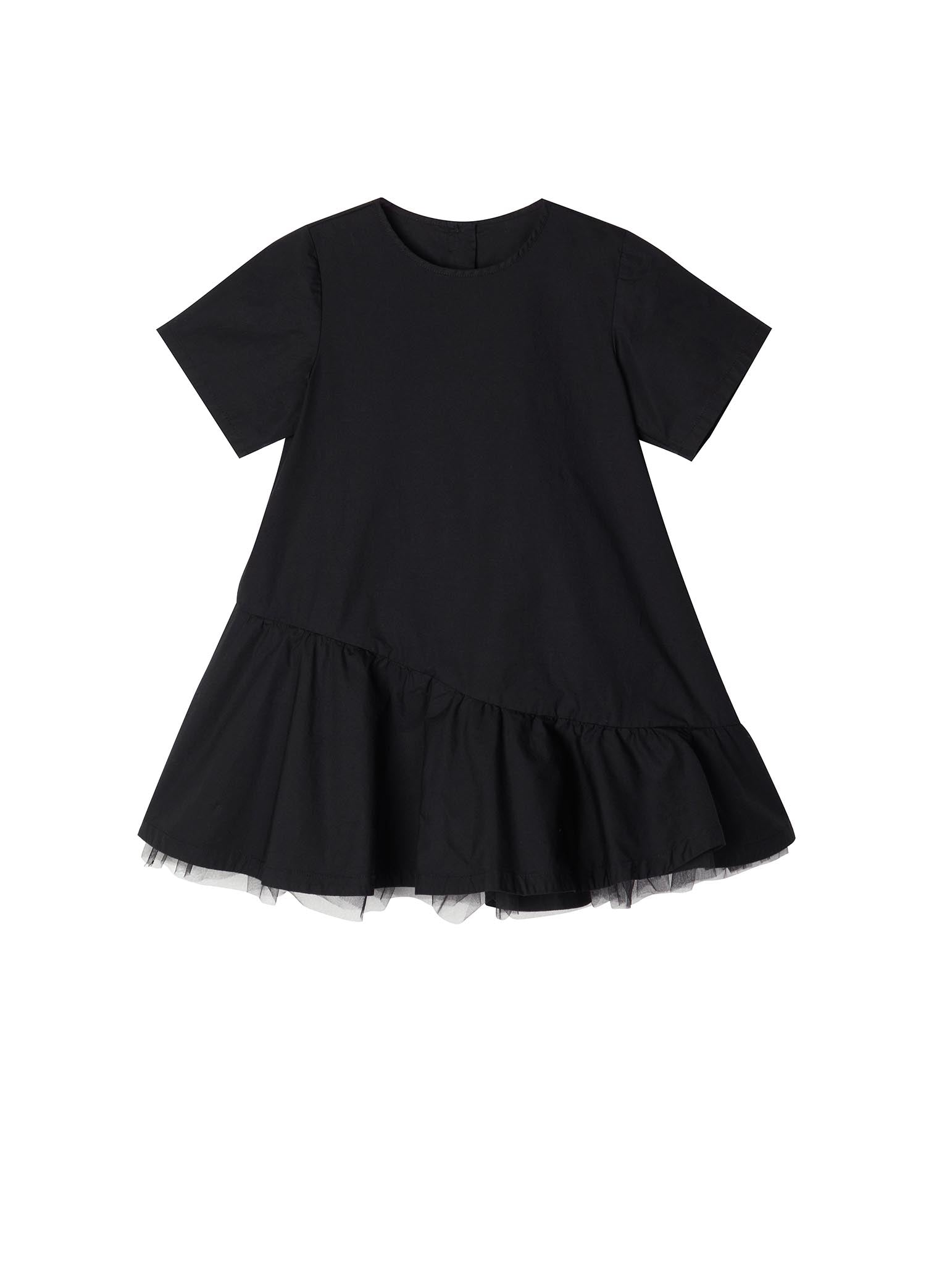 Dress / jnby by JNBY Solid Patchwork Short Sleeve Dress