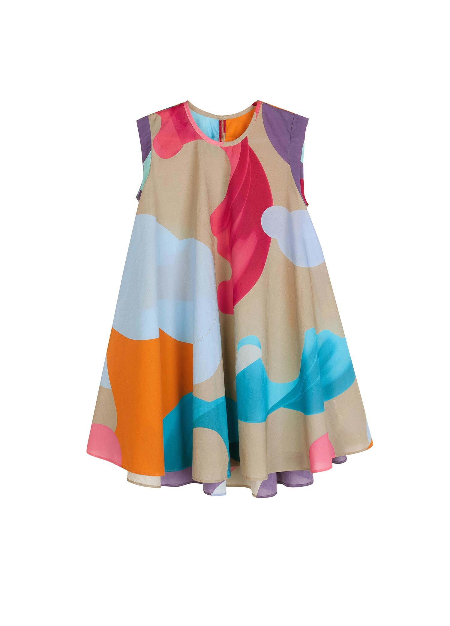 Dresses / jnby by JNBY Multi-Color Printing Sleeveless Dress