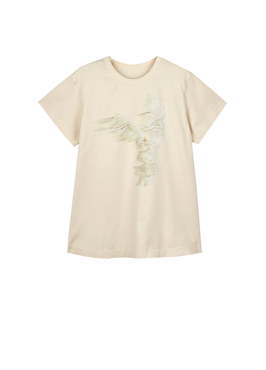 Dress / jnby by JNBY Round Neck Loose Fit Short Sleeve Girls' Dress