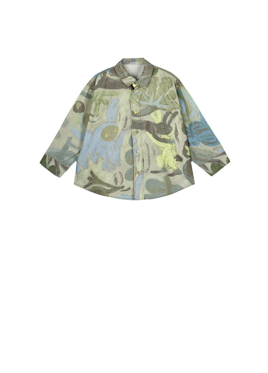 Shirt / jnby by JNBY All Over Print Cotton Shirt