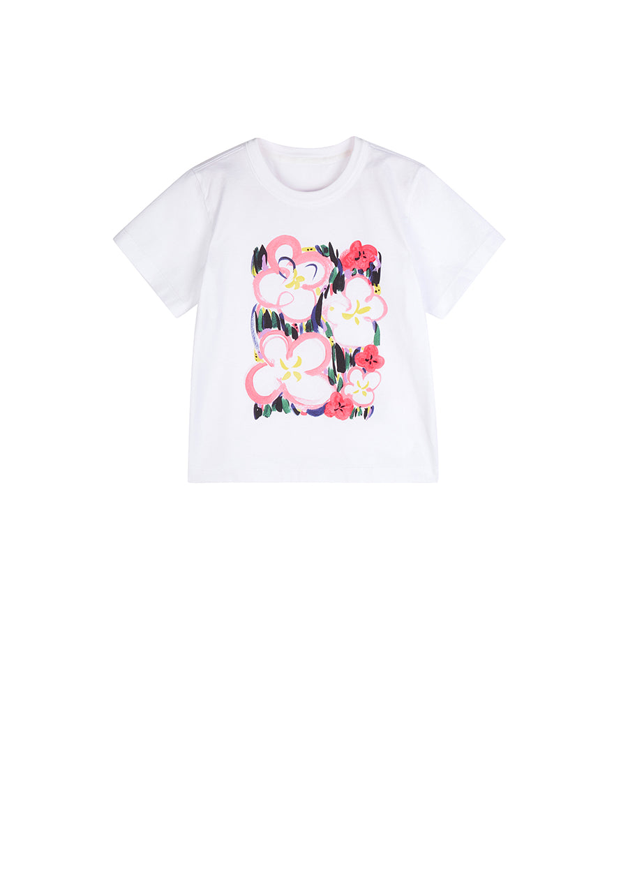 T-shirt / jnby by JNBY Floral Prints Cotton T-shirt