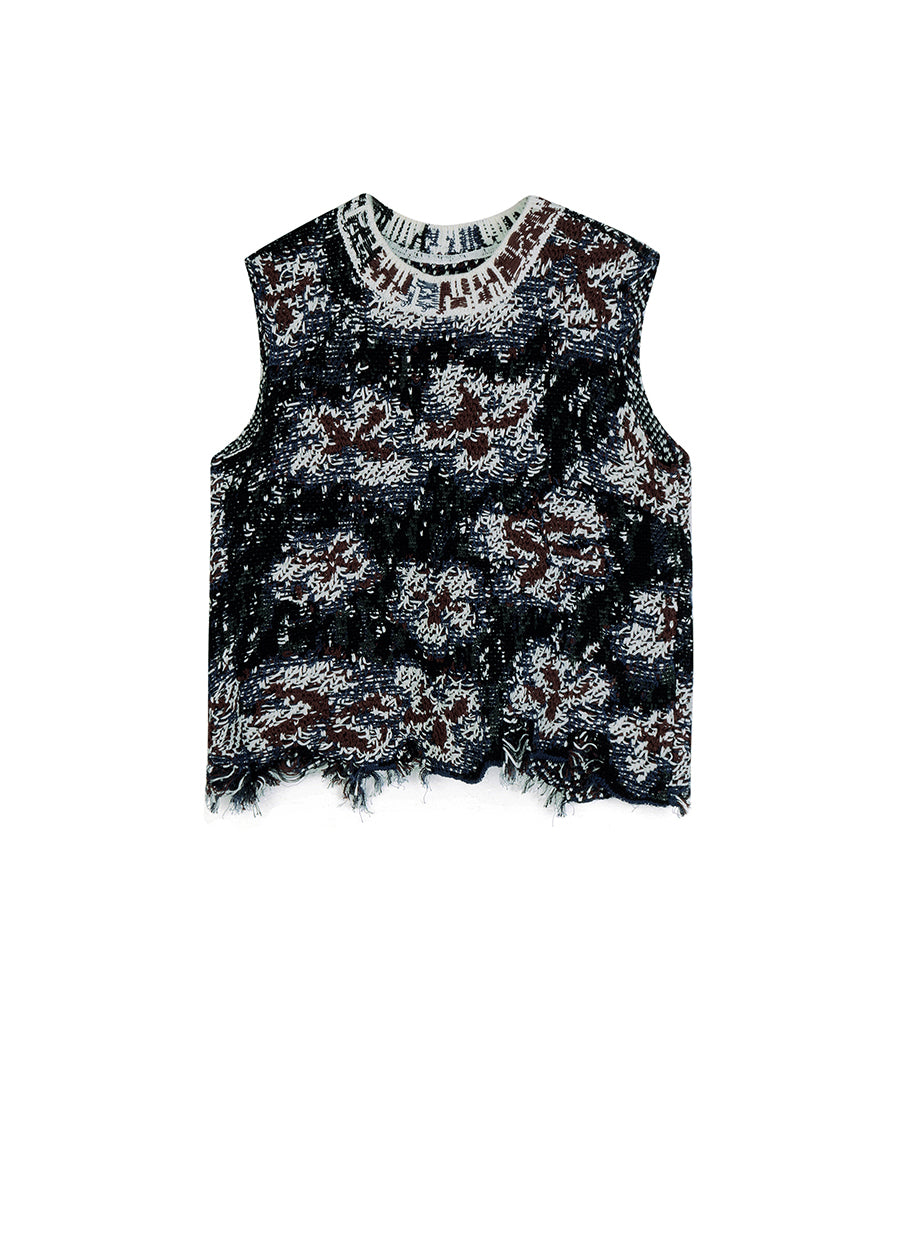 Vest /  jnby by JNBY Relaxed Floral Sweater Vest