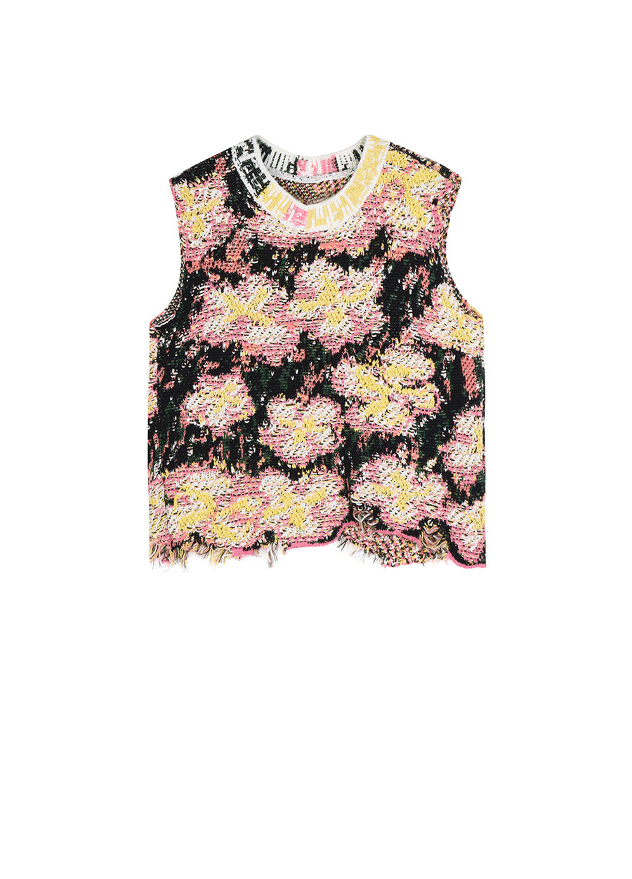 Vest /  jnby by JNBY Relaxed Floral Sweater Vest
