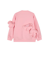 Sweatershirt / jnby by JNBY 3D-flower Pullover Sweatershirt