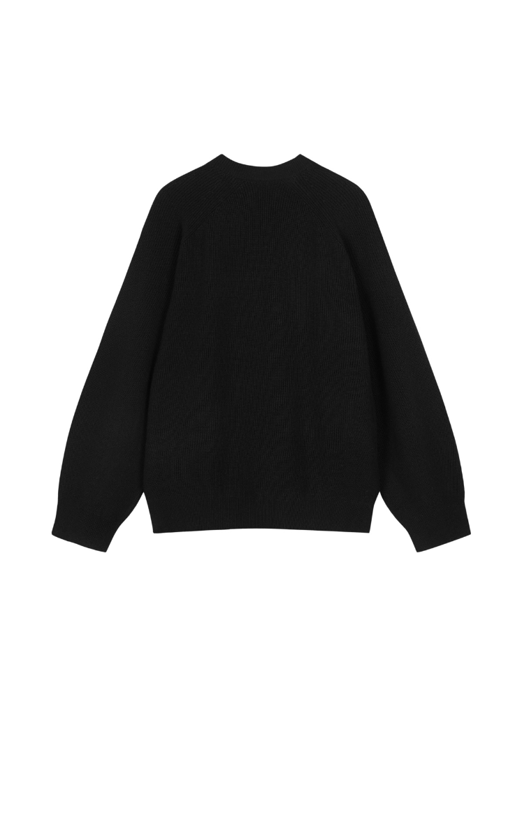 Sweater / JNBY Raglan-Sleeve Cardigan with Chinese Button Closure