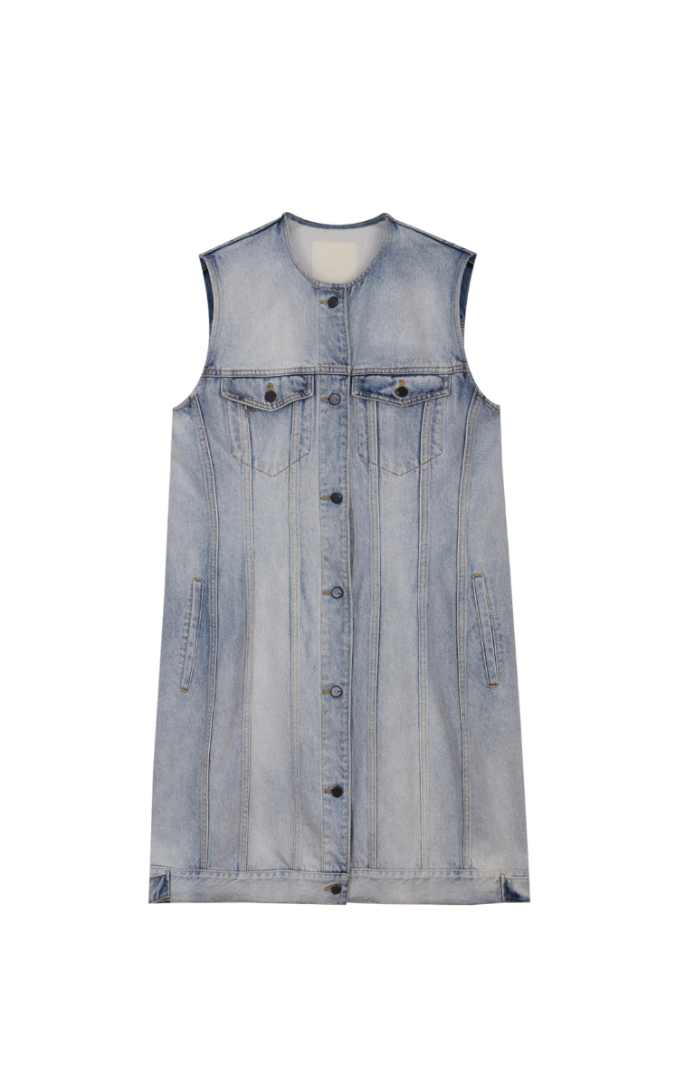 Dress / JNBY Sleeveless Denim Dress