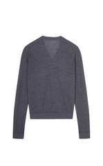 Sweater / JNBY Wool-Cashmere Silk Blend Cropped V-Neck Cardigan