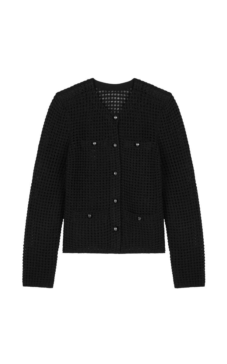 Sweater / JNBY Eco-Friendly Cropped Knit Cardigan