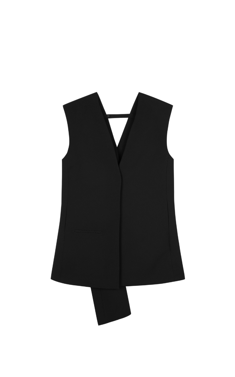 Vest / JNBY Blended Fabric Midi Vest