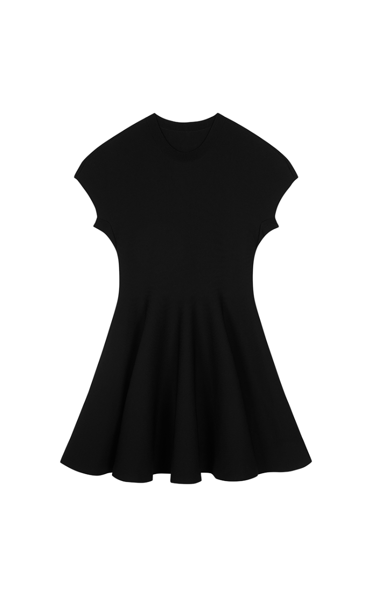 Dress / JNBY X-Line Blended Short-Sleeve Dress