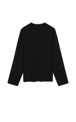 T-shirt / JNBY Tencel-Cashmere Relaxed Fit Long Sleeve T-Shirt