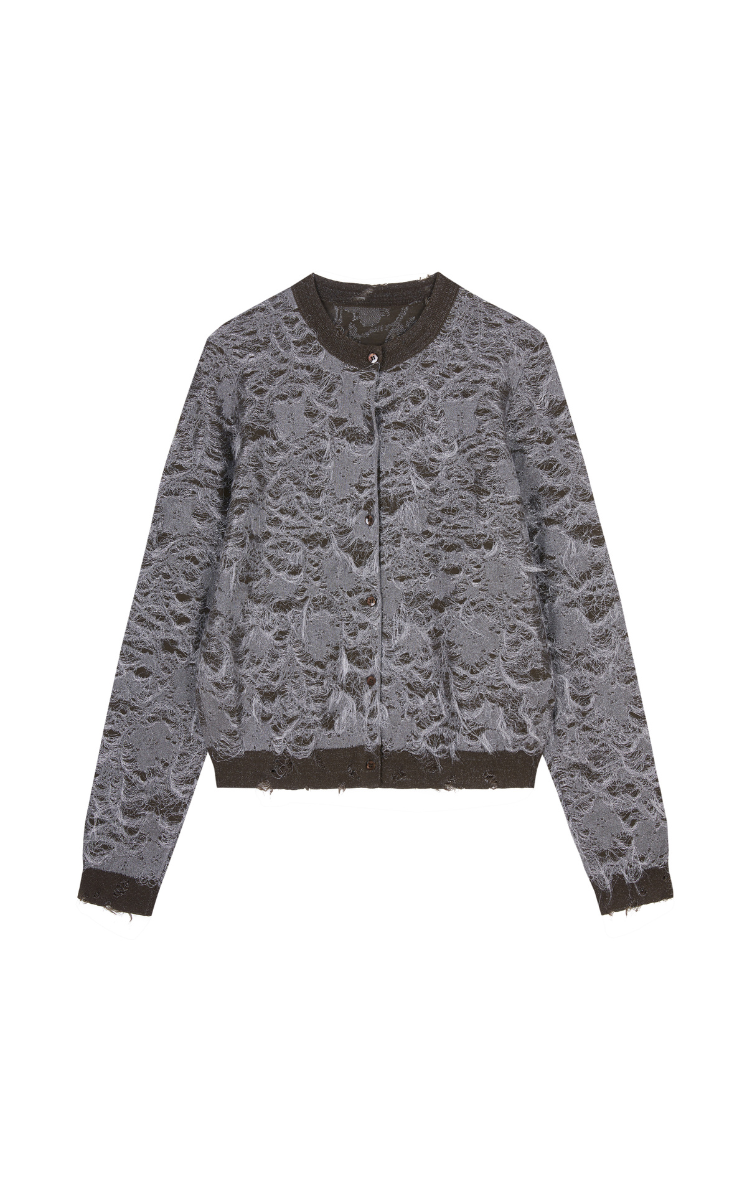 Sweater / JNBY Textured Open-Front Cardigan