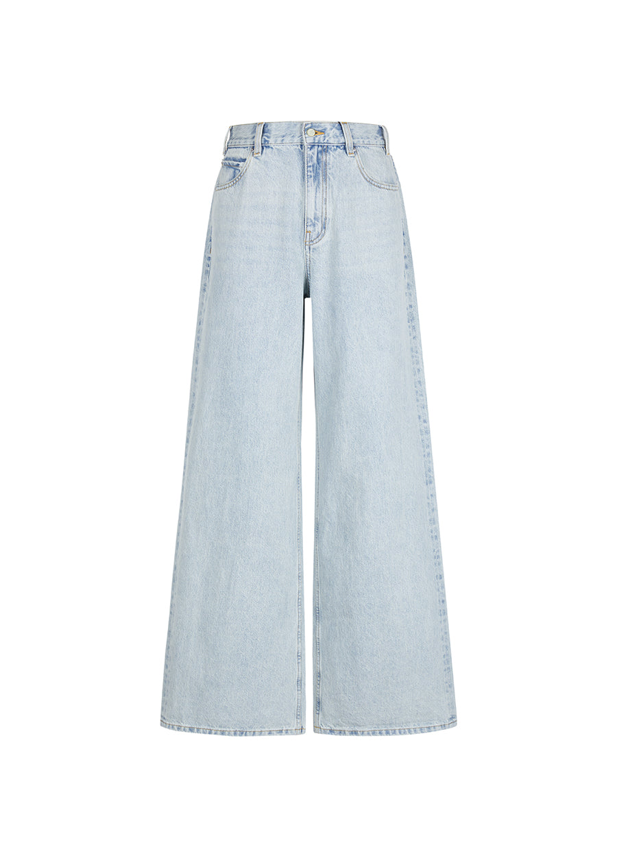 Pants / JNBY Relaxed Cotton Flared Jeans