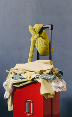 Neck Pillow / JNBYHOME Cotton-Poly Plaid Jacquard Neck Pillow