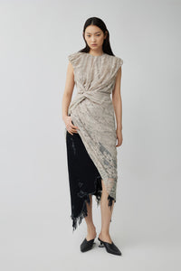 Dress / JNBY Slim Fit Short-sleeve Lace Dress