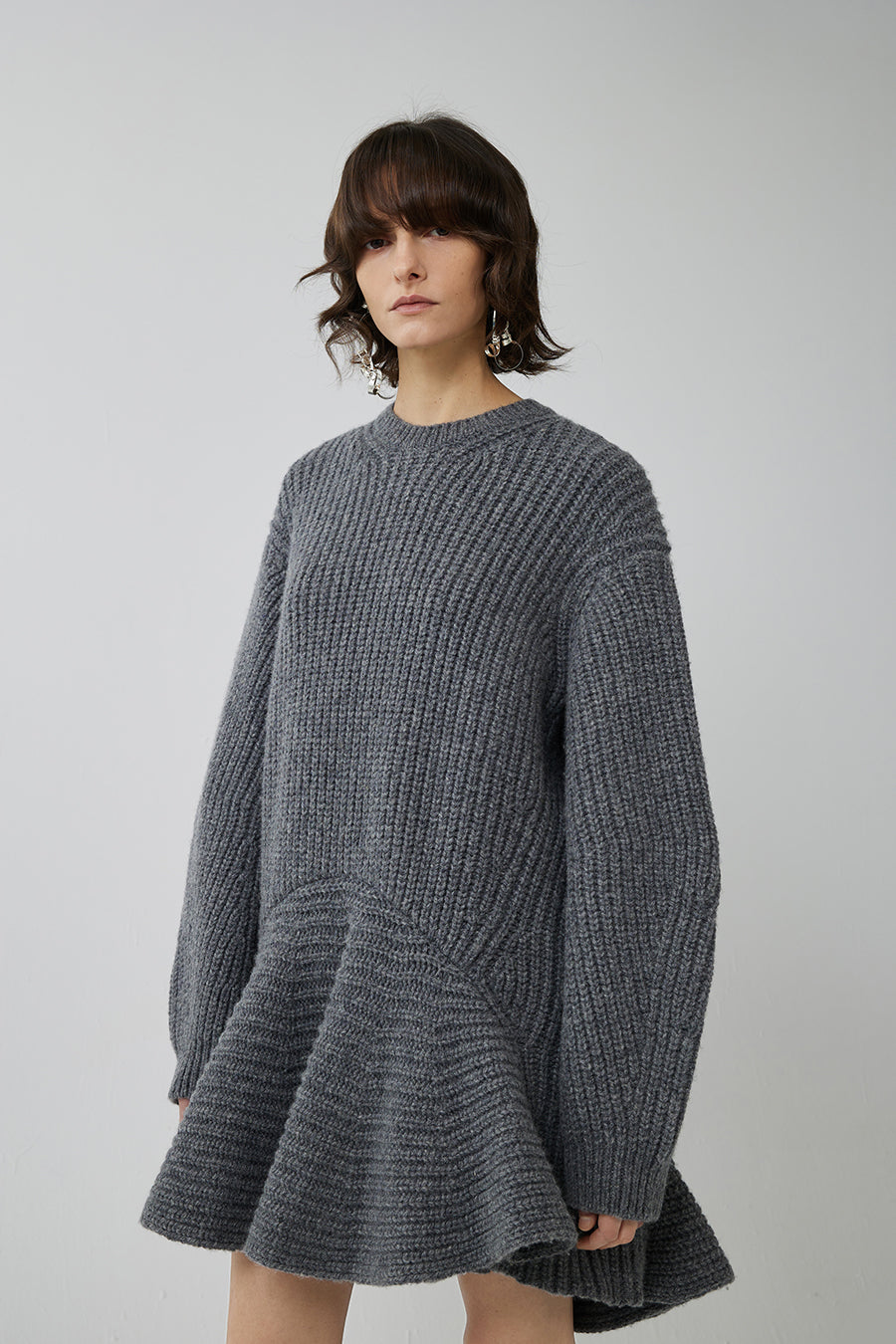 Dress / JNBY Oversize Crew Neck Wool Sweater Dress