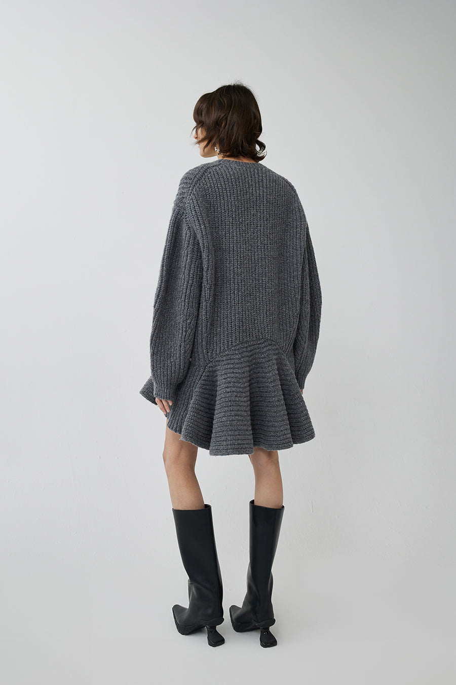 Dress / JNBY Oversize Crew Neck Wool Sweater Dress