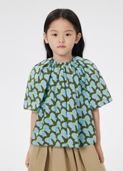 T-Shirt / jnby by JNBY Full Bowknot Print Middle Sleeve Top