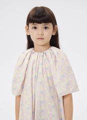 Dresses / jnby by JNBY Bowknot Print Short Sleeve Dress