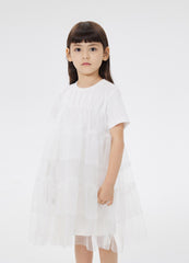 Dresses / jnby by JNBY Crewneck Patchwork Short Sleeve Dress