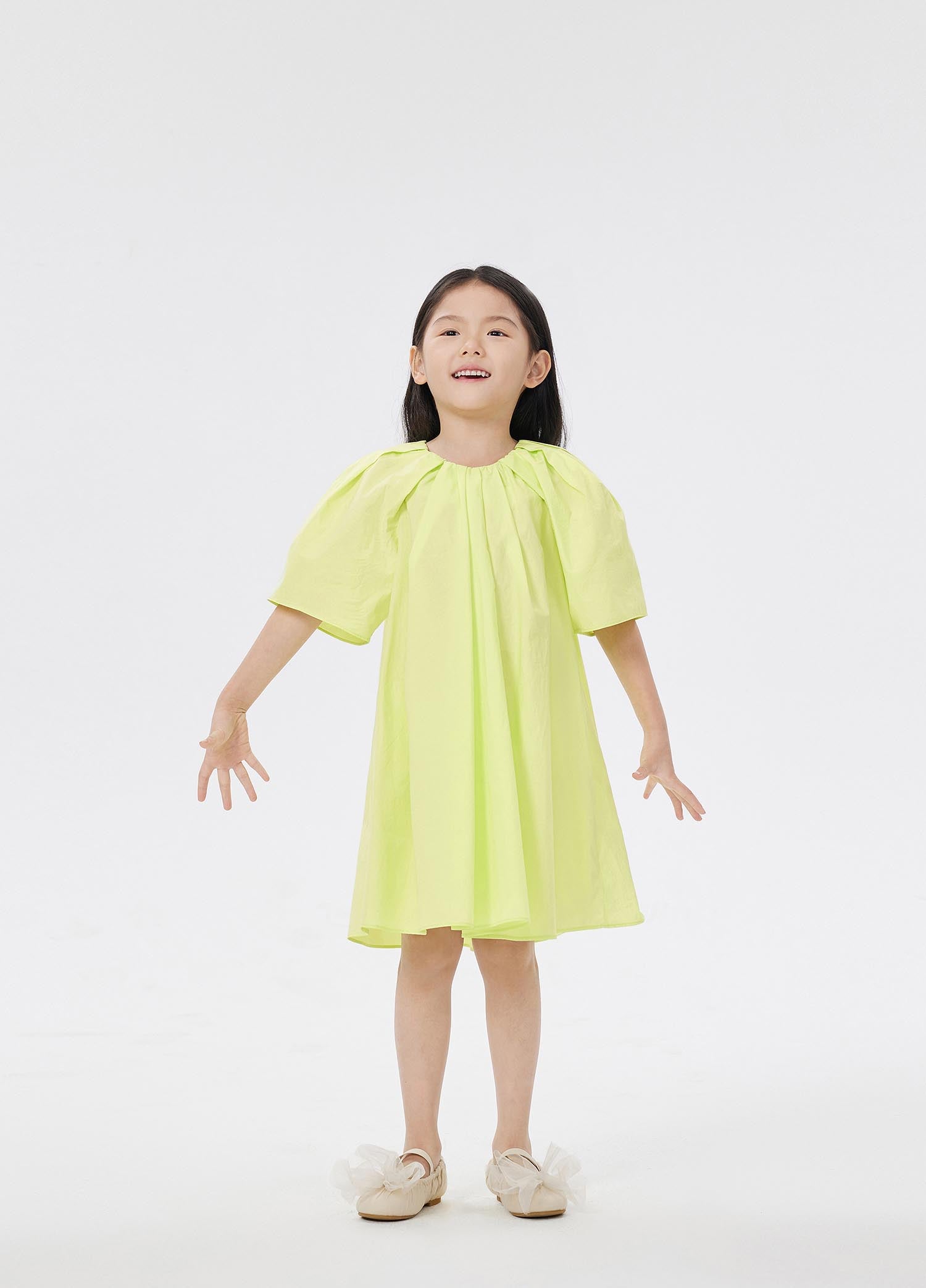 Dresses / jnby by JNBY Loose Fit Short Sleeve Dress (100% Cotton)