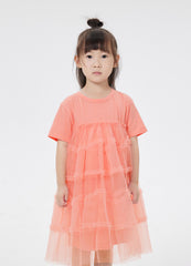Dresses / jnby by JNBY Crewneck Patchwork Short Sleeve Dress