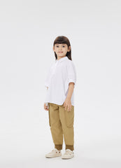 T-Shirt / jnby by JNBY Loose Fit Solid Short Sleeve Polo Shirt